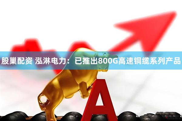 股巢配资 泓淋电力：已推出800G高速铜缆系列产品